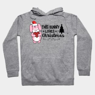 This Bunny Loves Christmas Hoodie